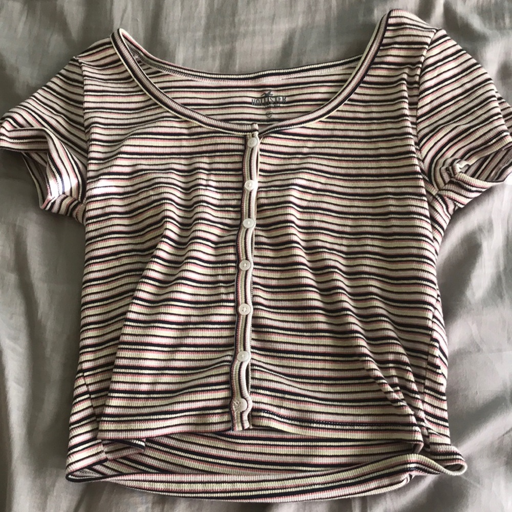Button-Front Top from hollister